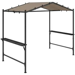 Outsunny - Grillpavillon - 277Lx149Wx230Hcm - Khaki