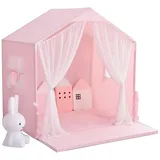 Haustierbett Hundebett Hundehütte Teddy Kleiner Hund Katze Haustier Prinzessin Bett Haustier Zelt Nest Vier Jahreszeiten Universelle Abnehmbare Und Waschbare Zelte Katzenbett Tierbett (Color : Rosa,