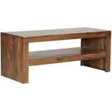 Wohnling Couchtisch Sheesham Braun 110 x 45 x 45 cm