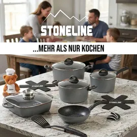 STONELINE Kochgeschirr-Set 15-tlg. 18 cm rund + 20 cm rund + 24 cm rund