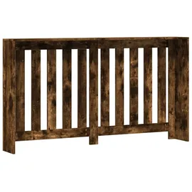 vidaXL Heizkörperverkleidung Räuchereiche 149x20x82 cm Holzwerkstoff