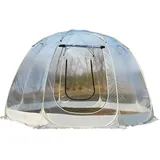 Pop Up Bubble für 3-6 Personen, Transparent Iglu Kuppel Pavillon, Outdoor Terrasse Baldachin, Winter Solarium für Camping & Gartenpartys, Warm Bubble House Retreat