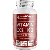 IronMaxx Vitamin D3 + K2 Tabletten 150 St.