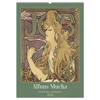 Calvendo Alfons Mucha - Eine Hommage in zwölf Monaten