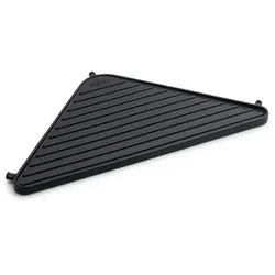 CUBE emaillierte Gusseisenplatte zwei Seiten glatt/gerippt 020501