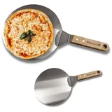 PrimeRelax Pizzaschieber Pizzaschieber aus Edelstahl mit Holzgriff 25 cm braun|grau