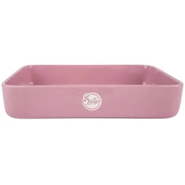 sallys Stoneware Ofenform - eckig - Ruby Rose - Klein