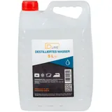 D.LINE Destilliertes Wasser 5 Liter, Entmineralisiert nach Vorschrift VDE 0510 und DIN 43530 (1 x 5 Liter)