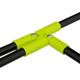 northio Modularer wäscheständer turm 30 m schwarz/grün