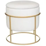 Atmosphera Créateur d'intérieur Sitzhocker in weiß | Gr.: onesize