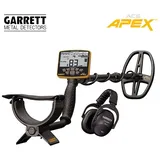 Garrett Metalldetektor Ace APEX (Wireless Pack), inkl. ZLynk Funkkopfhörer schwarz