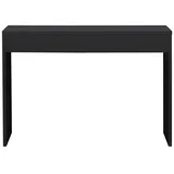 INOSIGN Schminktisch INOSIGN "Astral", schwarz (schwarz, schwarz, schwarz), B:115cm H:78cm T:40cm, Tische, Schminktisch, mit zwei Schubkasten, einer Arbeitshöhe von 78 cm, Breite 115 cm