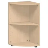 Geramöbel Eckregal 40 x 40 x 75,2 cm Braun