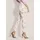 Madeleine Chinos Schlanke Hose mit Unikat-Print Wollweiß 40