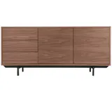miliboo Design-Sideboard Vintage 160 cm Nussbaum MANNY