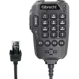 Albrecht Ansteck Sprach-Mikrofon Multifunktionales Mikrofon für AE 5900 Mini SSB