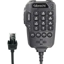 Albrecht Ansteck Sprach-Mikrofon Multifunktionales Mikrofon für AE 5900 Mini SSB