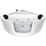 AcquaVapore Whirlpool Pool Badewanne Eckwanne Wanne W70-TH-SC 150x150 mit Tür Wa