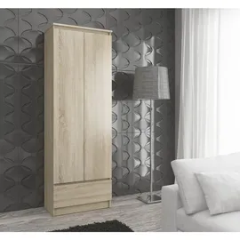Akord Mehrzweckschrank 60 x 180 x 35 cm Braun