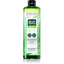 Eveline Cosmetics Bio Organic Natural Aloe Vera Shampoo gegen Haarausfall mit Aloe Vera 400 ml