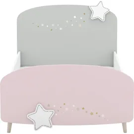 möbelando Kinderzimmer Möbelset Prinzessinenzimmer Mädchenzimmer (4-teilig) Savannah I