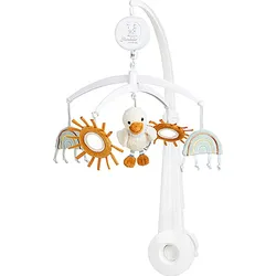 Mobile STERNTALER "Edda", beige (creme, weiß), Mobilés, KinderB:34cm H:45cm T:57cm, Kunststoff, Flauschstoff, B:34cm H:45cm T:57cm