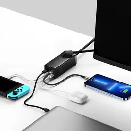 Baseus GaN3 Pro / + 2xUSB-C + AC, 100W schwarz