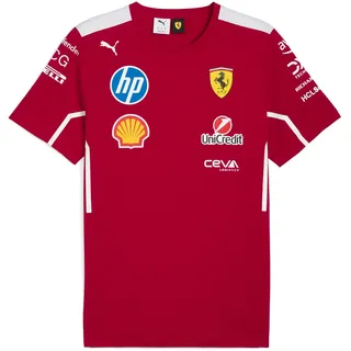 Puma Scuderia Ferrari F1 2025 Team T-Shirt - rot, - Größe: XXL - XXL