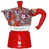 Bialetti Moka Express 3 Tassen Rot