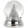 Hermann Bauer Kollektion Schneekugel Christbaum Groß, versilbert, H 10,0cm D 8,0cm