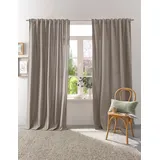 OTTO home Vorhang OTTO HOME "Elkær" Gr. 1, beige, B:135cm H:145cm, Polyester, Gardinen, Thermo, mit Multifunktionsband