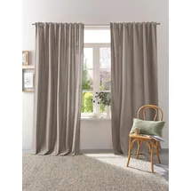OTTO home Vorhang OTTO HOME "Elkær" Gr. 1, beige, B:135cm H:145cm, Polyester, Gardinen, Thermo, mit Multifunktionsband