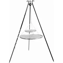 Cook King Schwenkgrill 180 cm inkl. Doppelrost Ø 70 + 40 cm Edelstahl
