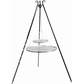 Cook King Schwenkgrill 180 cm inkl. Doppelrost Ø 70 + 40 cm Edelstahl