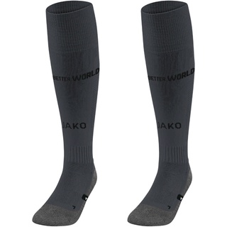 Jako World Stutzenstrümpfe asphalt 35-38