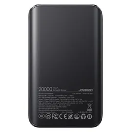 Joyroom JR-QP192 Star Series Mini 20000mAh 22 5W Powerbank - schwarz