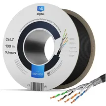 HB-Digital CAT 7 Outdoor LAN max. 1000 MHz S/FTP PE AWG23 PoE++ kompatibel