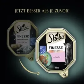 Sheba Finesse Feine Pastete mit Lachs 22 x 85 g