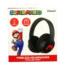 OTL Super Mario Over-Ear-Kopfhörer, kabellos, LED-Licht,