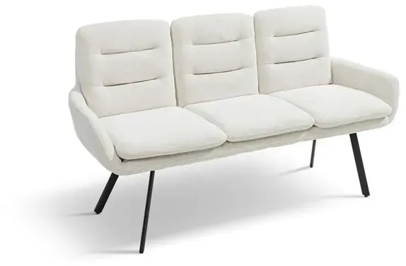 [de]sign & more Bank Quincy Stoff Beige Ecru