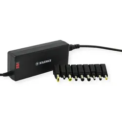 Xilence XM010 Universal Notebook Ladegerät, 9 Adapter, LED Anzeige, 90W