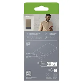 GP Powerbank M2+, 10000mAh Beige - Beige - 10000 mAh, Lithium Polymer (LiPo),