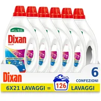 Dixan Flüssigwaschmittel für Waschmaschinen, 126 Waschgänge