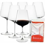 Spiegelau Definition 750 ml 6er Set + Poliertuch