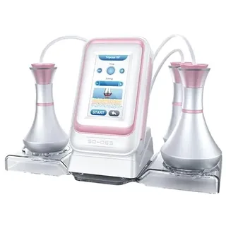 Konfiur 80K Abnehmen Ultraschall Cellulite Gerät, 3 In 1 Fettabsaugung Gerät Led Cellulite Massagegerät 33 * 16 * 22cm Ultraschall Fettverbrennung Gerät, Abnehmen Gerät Kavitationsmaschine, 220V 80W