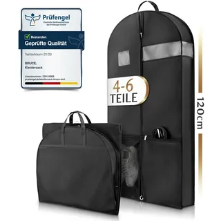 Bruce Kleidersack Optimierte Materialstärke von 120 GSM (Hochwertige Kleiderhülle für Anzug und Kleid) Atmungsaktive Anzugtasche für Reisen