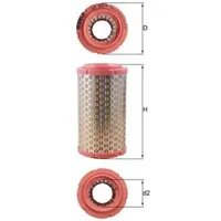 MAHLE ORIGINAL MAHLE Luftfilter LX 4574