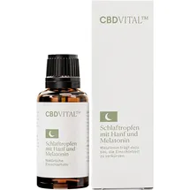 CBD Vital Schlaftropfen mit Hanf und Melatonin 30 ml
