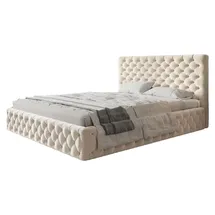 alpimeble Polsterbett 120 x 200 cm Beige