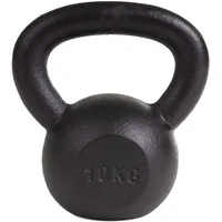 Sport-Thieme Kettlebell Pulverbeschichtet Kettlebell 10 kg schwarz